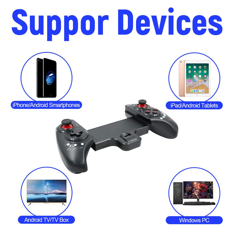 [Australia - AusPower] - Mcbazel PG 9023S Extendable Wireless Mobile Gaming Gamepad Controller for Android PC Smart Phone (NOT for iOS) 