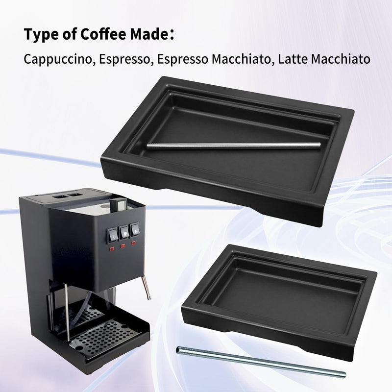 [Australia - AusPower] - XQK Low Profile Drip Tray Compatible with Gaggia Classic Pro,heat-resistent ABS plastic 