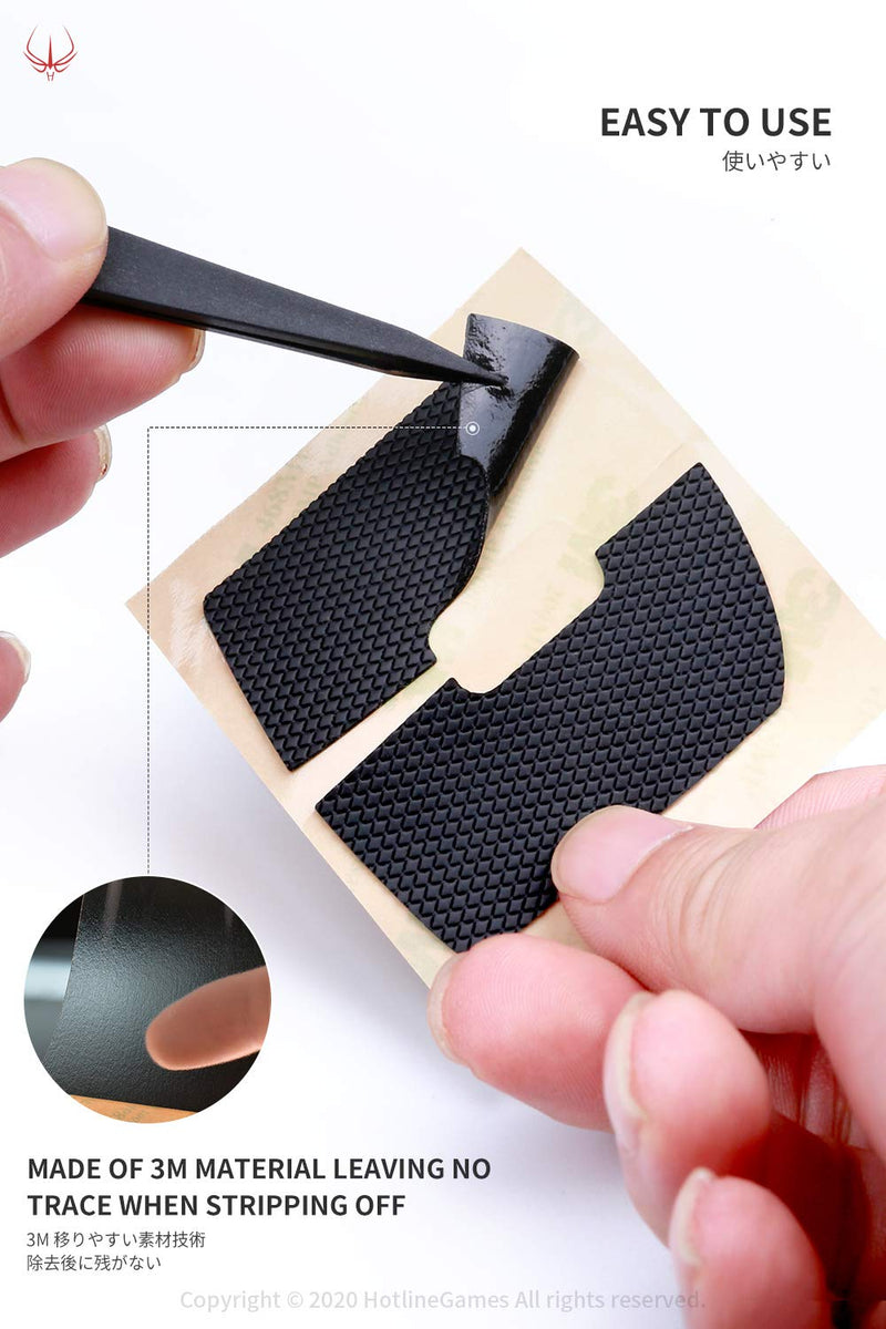 [Australia - AusPower] - [Grip Upgrade] Hotline Games 2.0 Plus Anti Slip Mouse Grip Tape Compatible with Razer DeathAdder V2 X Hyperspeed Gaming Mouse Skins,Sweat Resistant,Cut to Fit,Easy to Apply For DeathAdder V2 X Hyperspeed 