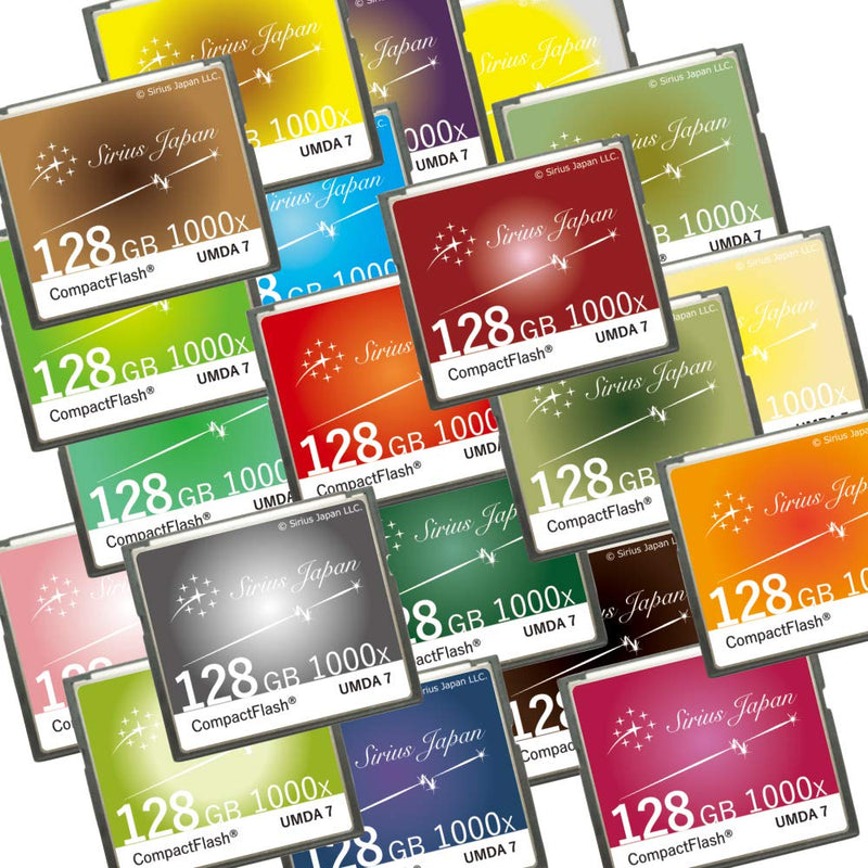 [Australia - AusPower] - Sirius CF Card 16GB 【Color：Carrot】 Like Cool Cafe Color Variation (Over 80 Models) Compact Flash Card 1000X ESC10-16Gcr 