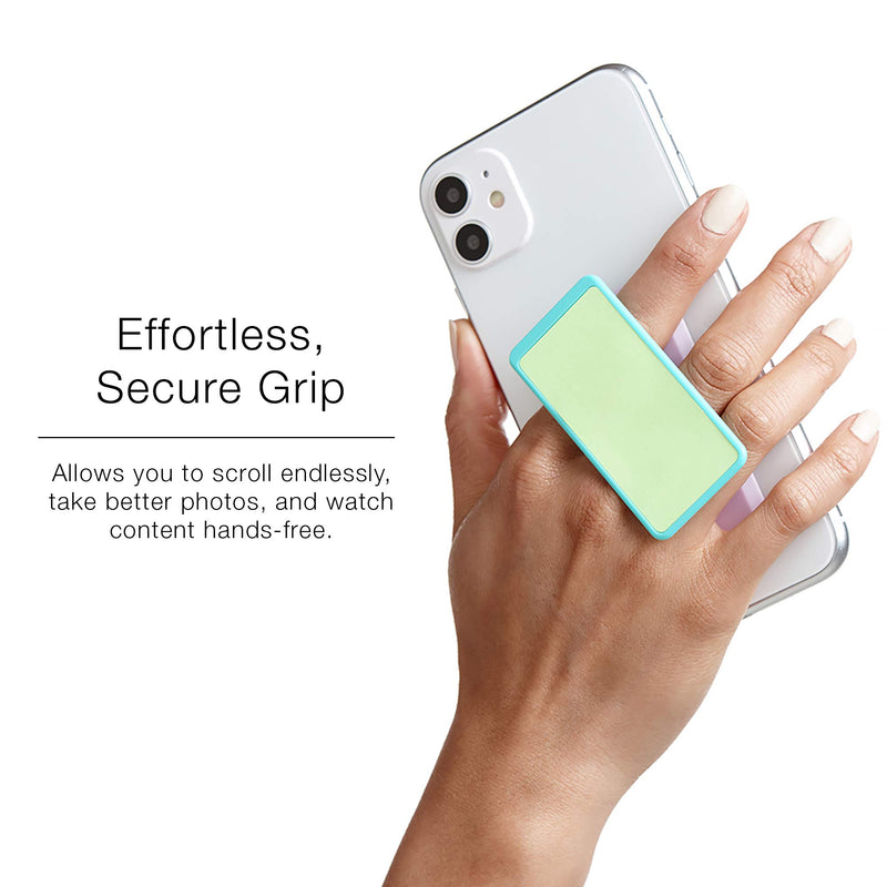 [Australia - AusPower] - HANDL New York HANDLstick Green and Lavender Glow in The Dark Grip and Stand for Smartphone 