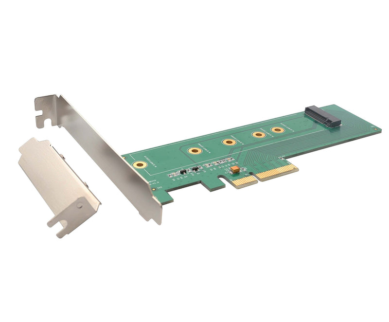 [Australia - AusPower] - I/O Crest M.2 NGFF PCIe SSD to PCI Express 3.0 x4 Host Adapter Card - Support M.2 M-Key PCIe (NVMe or AHCI) Type 22110, 2280, 2260, 2242 