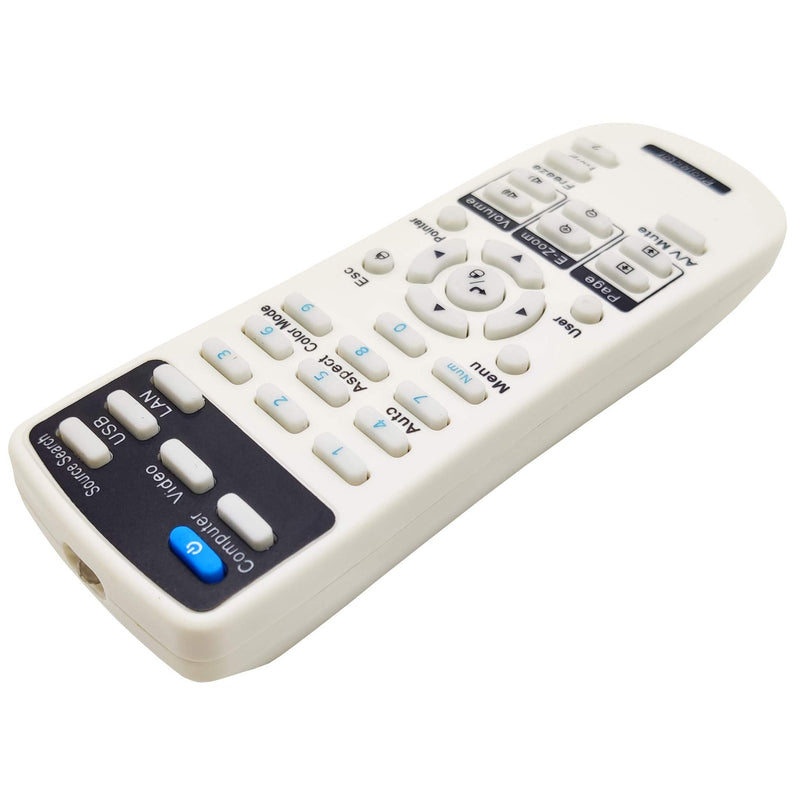 [Australia - AusPower] - INTECHING 164880600 Projector Remote Control for Epson EX3240, EX5240, EX5250 Pro, EX7240 Pro, EX9200 Pro, VS240, VS340, VS345, PowerLite 1224/1264/ 1284/ S31+/ U32+, Home Cinema 640/ 740HD/ 1040 