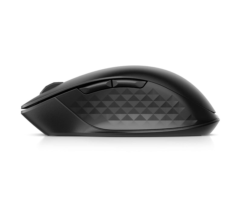 [Australia - AusPower] - HP 430 Multi-Device Wireless Mouse - Black - Bluetooth 5.2 & 2.4GHz Wireless USB Receiver, up to 4000 DPI Blue Sensor, Customizable Buttons, 2-Year Battery, PC, Laptop, Mac, Chromebook (3B4Q2AA#ABL) 