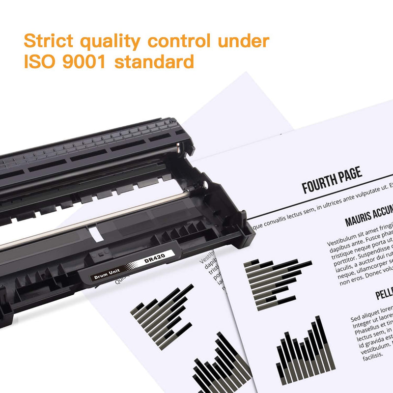 [Australia - AusPower] - E-Z Ink (TM) Compatible Drum Unit Replacement for Brother DR420 DR 420 High Yield for use with HL-2270DW HL-2280DW HL-2230 HL-2240 HL-2240D MFC-7860DW MFC-7360N DCP-7065DN (1 Drum Unit) 
