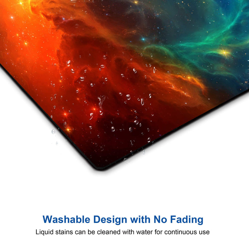 [Australia - AusPower] - Shalysong Cool Galaxy Mouse Pad Personalized Custom Design Computer Laptop Mouse Pad Non-Slip, Washable 9.7 x 7.9 inch Square galaxy 