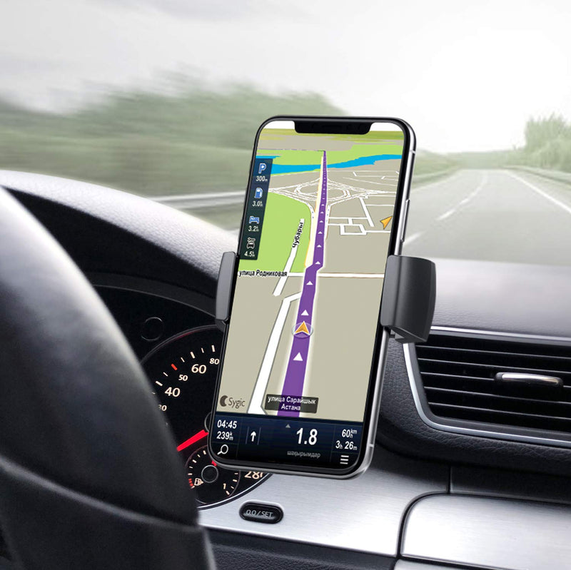 [Australia - AusPower] - JIMISHA Car Phone Holder, Phone Car Mount with Stick On Base Cell Phone Car Mount Sticky Adhesive Mount Holder for 4 inches to 6.5 inches Smartphones 