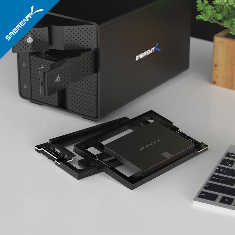 [Australia - AusPower] - SABRENT 2.5” SSD & SATA Hard Drive to Desktop 3.5” SATA Bay Converter Mounting Kit (BK-PCBS) Server: x2 2.5" HDD/SSD to 3.5 