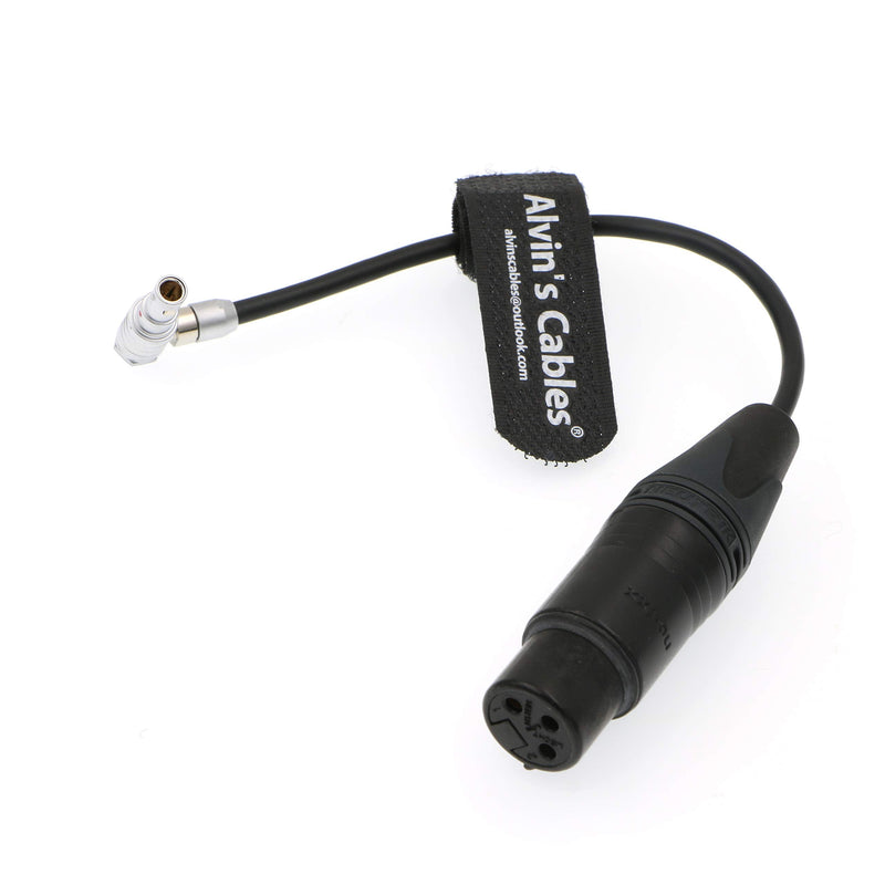 [Australia - AusPower] - Alvin's Cables Audio Cable Right Angle 00 5 Pin Male to XLR 3 Pin Female for Z CAM E2 Camera right angle 5 pin 15cm 