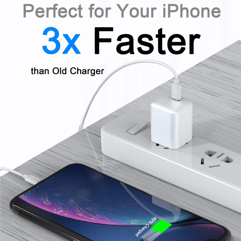 [Australia - AusPower] - TONIWA 20W PD Fast Charger, 1 Pack USB C Wall Charger Compact Type C Power Adapter Compatible with iPhone 12 Mini Pro Max, iPhone 11/11 Pro Max, iPhone Xs/XR, AirPods Pro, iPad Pro and More 
