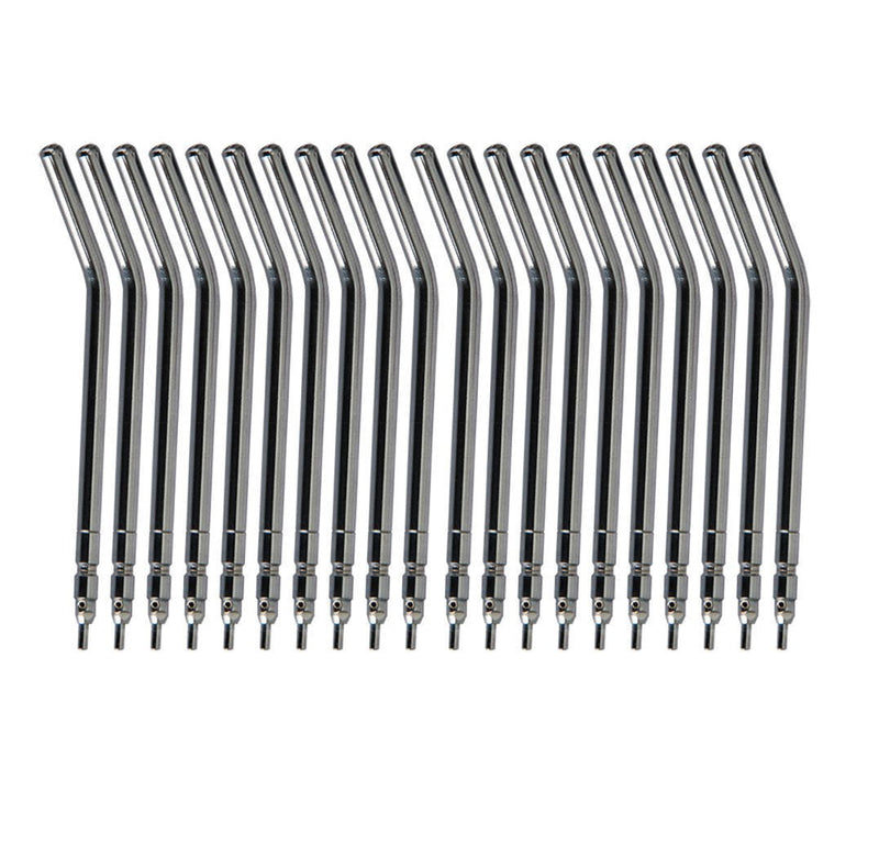 [Australia - AusPower] - BoNew-Oral 50PCS Air Water Spray Syringe Autoclavable Metal Alloy Nozzles/Tips/Tubes 