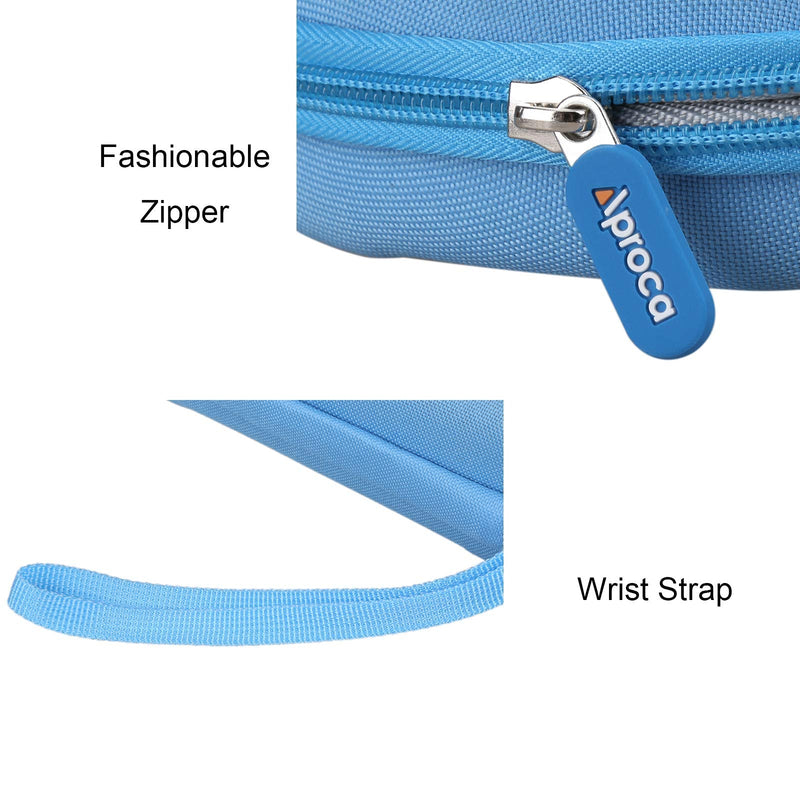 [Australia - AusPower] - Aproca Hard Travel Storage Carrying Protective Case for JBL JR 300BT - On-Ear Wireless Headphones Blue 