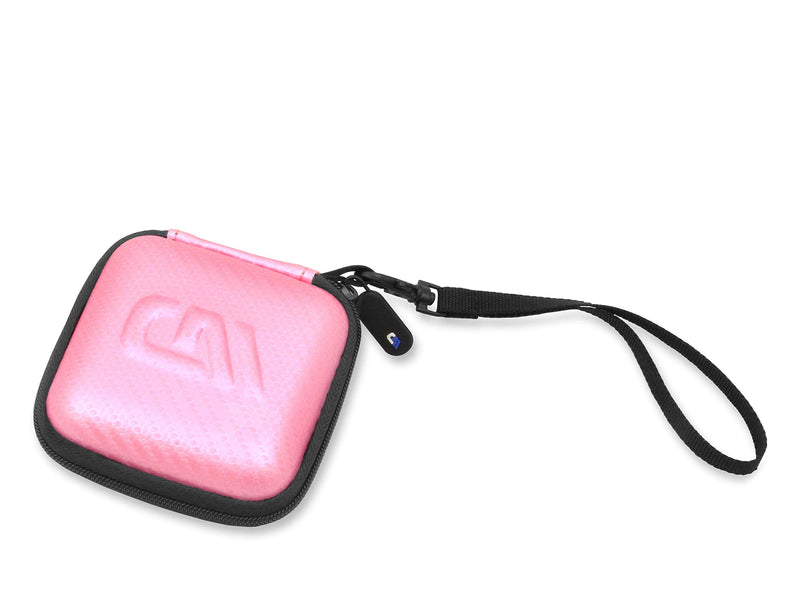 [Australia - AusPower] - CASEMATIX Carry Case Compatible with Square Contactless and Chip Reader Portable Credit Card Scanner - Pink Case Only 