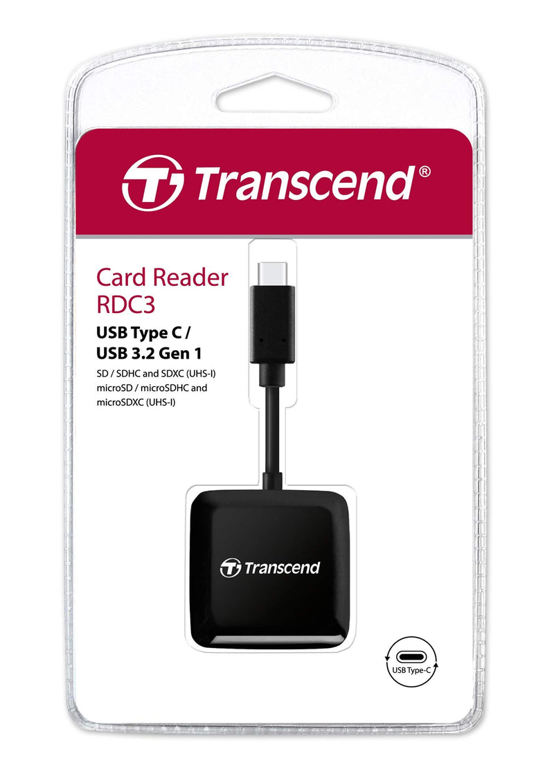 [Australia - AusPower] - Transcend USB 3.2 Gen 1 USB Type-C Multifunctional Card Reader TS-RDC3 