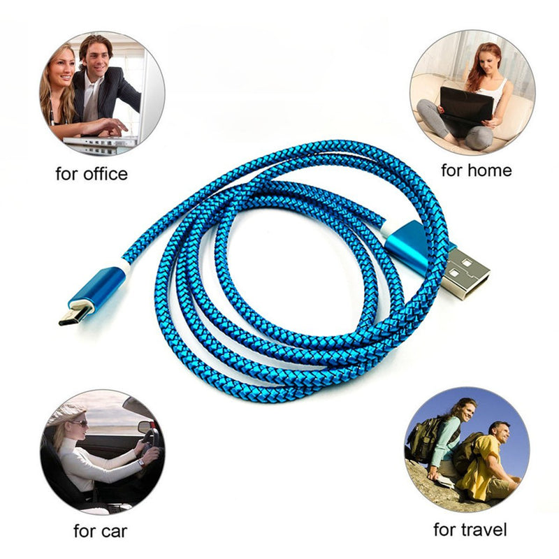 [Australia - AusPower] - Micro USB Cable 2pack 6ft Android Charger Cord Fast Quick Charging for Samsung 2016 Tab A 7.0 10.1, E 8.0, Kindle Fire Hd Hdx 7 8 10 Tablet, Phones Galaxy S7 S6 Edge, Note 5/4, J7 J3 Prime Star Pro 
