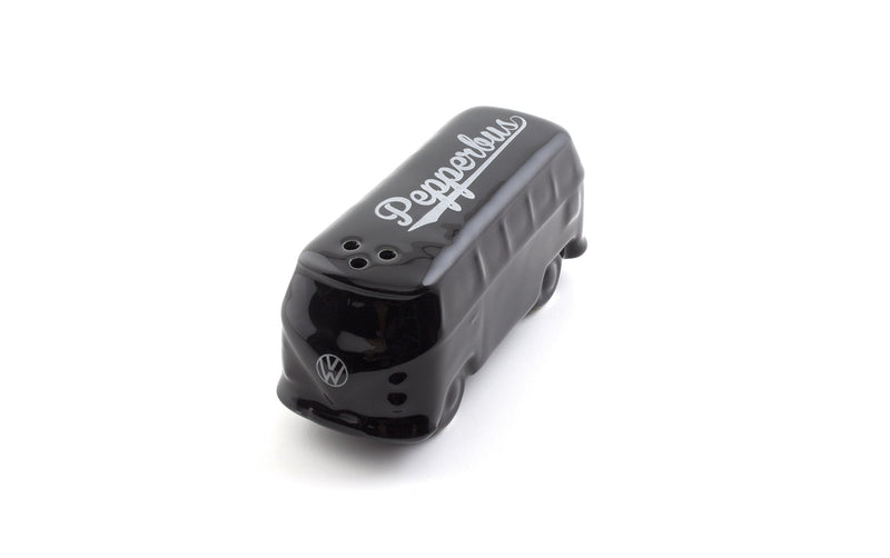 [Australia - AusPower] - BRISA VW Collection - Volkswagen Samba Bus T1 Camper Van 3D Salt & Pepper Shakers, Kitchen Table Decoration, VW Fan Gift Idea (2 pcs. Set/White/Black) White/Black 