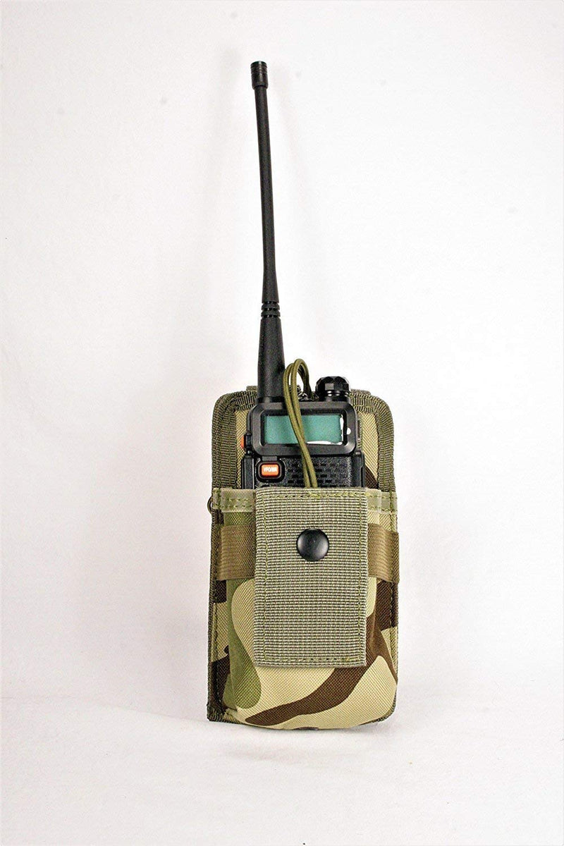 [Australia - AusPower] - Clakit StrapPack Clip-On Pouch for Radio & GPS, Backpack Attachment for Hunters, First Responders, Public Safety, Hikers and Travelers Green 