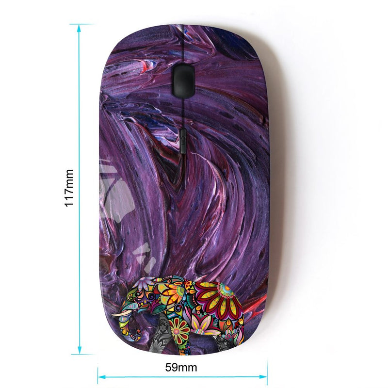 [Australia - AusPower] - KOOLmouse [ Optical 2.4G Wireless Computer Mouse ] [ Indian Elephant Plum ] 