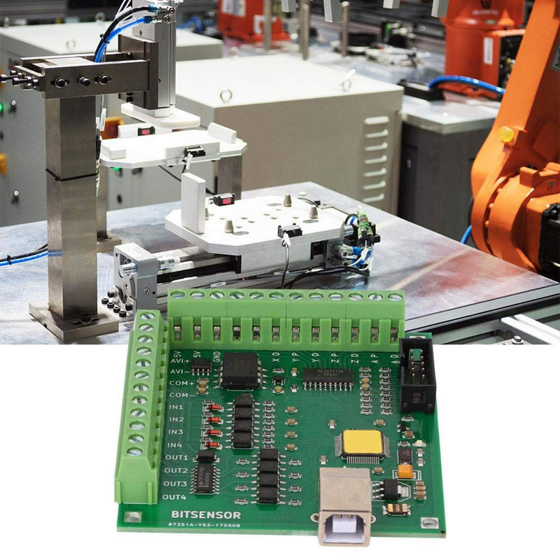 [Australia - AusPower] - 200KHz Mach3 Controller Card Board for Servo Motor CNC Engraving Machine 4 Axis USB Interface Breakout Board 