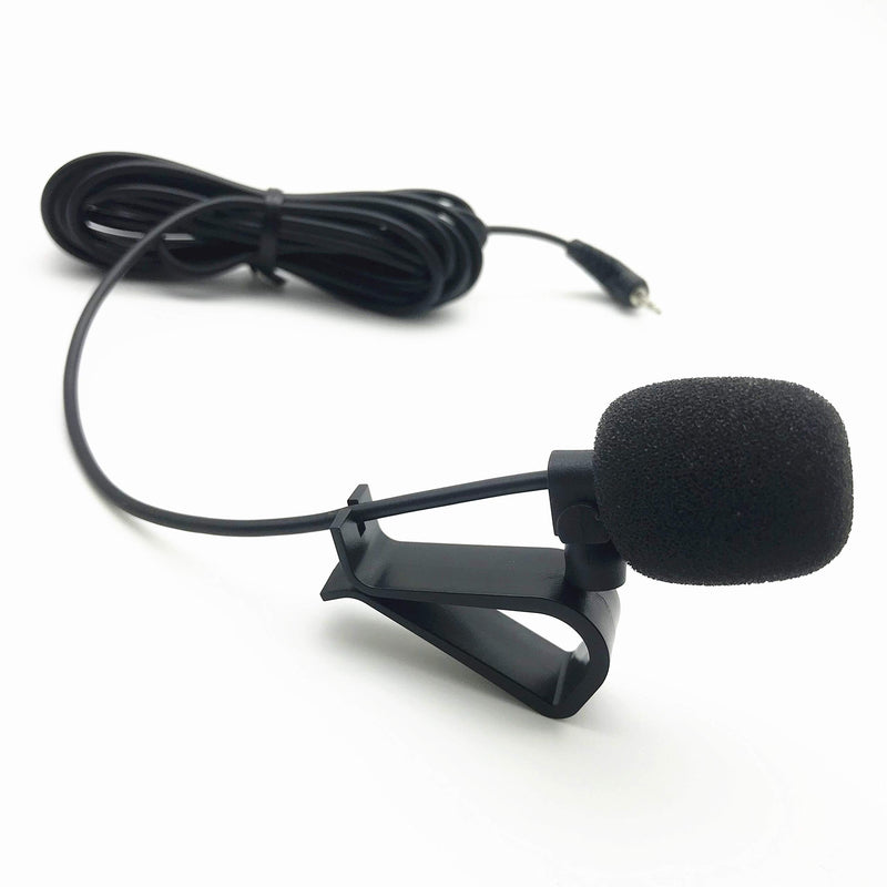 [Australia - AusPower] - Car Microphone Bluetooth Stereo 3.5mm Jack Assembly Mic Compatible with Kenwood Boss Corehan Power Acoustik JVC Sony Jensen Alpine Car Vehicle Head Unit Enabled Audio Radio GPS DVD 