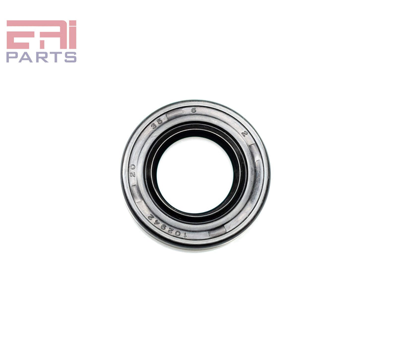 [Australia - AusPower] - EAI Oil Seal 20mm X 35mm X 6mm TC Double Lip w/Spring. Metal Case w/Nitrile Rubber Coating 