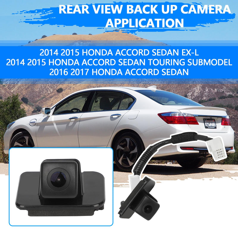 [Australia - AusPower] - B.ZSSY Rear View Back Up Camera for 2014-2017 Honda Accord Sedan EX-L Parking Assist Camera Replace for 39530T2AA21,39530T2AA31,39530-T2A-A21 