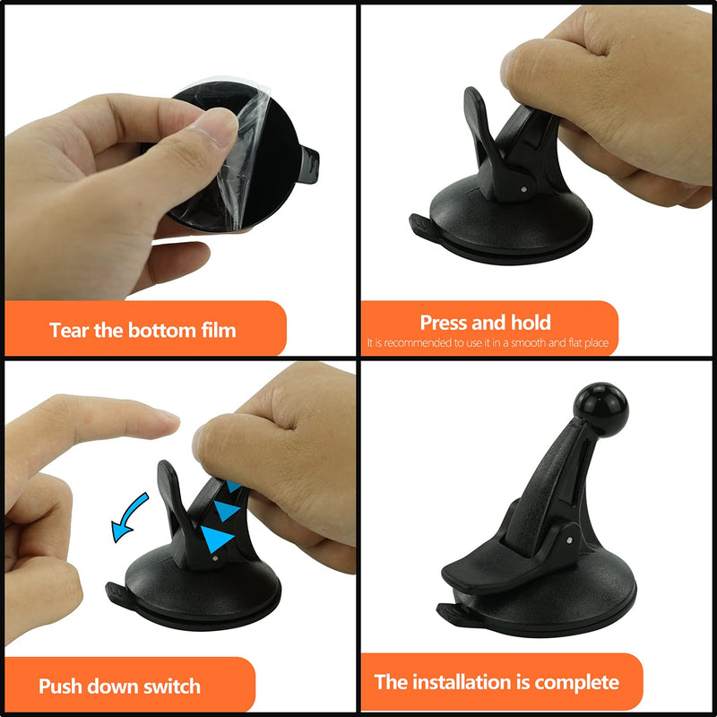 [Australia - AusPower] - BOROLA Car Windshield Suction Cup Mount Holder Cradle Compatible for Garmin Nuvi 52 Garmin Nuvi 42 42LM 44 44LM 52 52LM 54 55 65 2457LMT 2497LMT 2577LT 2597LM 2597LMT 2558LMTHD 2598LMTHD GPS 