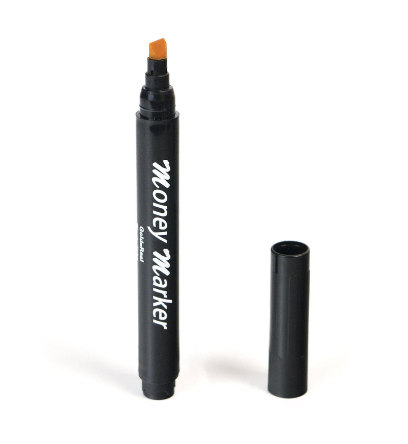 [Australia - AusPower] - Money Marker (5 Counterfeit Pens) - Counterfeit Bill Detector Pen with Upgraded Chisel Tip - Detect Fake Counterfit Bills, Universal False Currency Pen Detector Pack 1 
