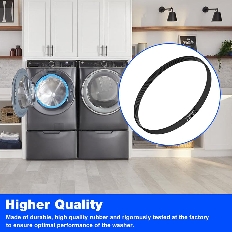 [Australia - AusPower] - WH01X24180 Washer Drive Belt Compatible with GE Washers AP6024314 PS11736832 4455970 GTW460AMJ0WW GTW460AMJ2WW GTW485ASJ0WS 