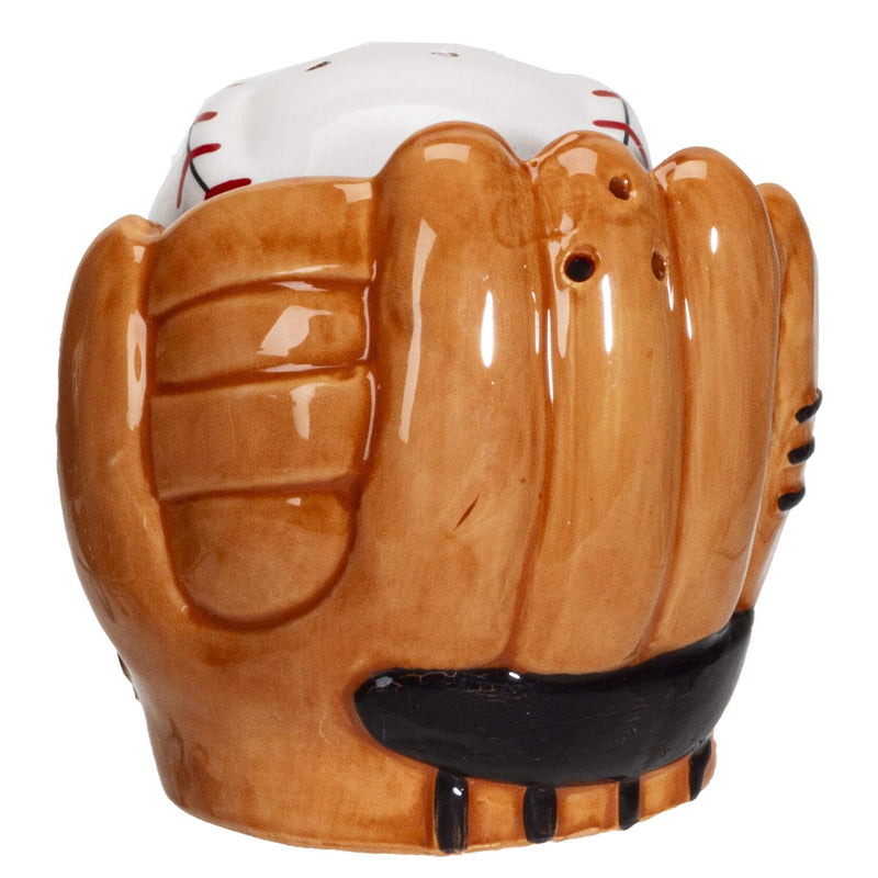 [Australia - AusPower] - Pacific Giftware Baseball and Gloves Ceramic Salt and Pepper Shakers Set 