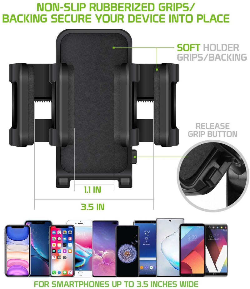 [Australia - AusPower] - Cellet 360 Adjustable Cup Holder Mount, Hands Free Automobile Cradle Compatible for Apple iPhone 13 Pro Max Mini 12 11 Pro Xs Max XR 8 Plus Galaxy S21 S20 S10 S10e S10Plus S9 Note 20 10 GPS (PH600) 