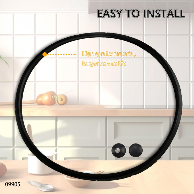 [Australia - AusPower] - 09905 Pressure Canner Sealing Ring 1 Packï¼ŒReplacement Gasket for Pressure Cooker Overpressure Plug Pack Fits Presto Pressure Canner Models: 01710, 01740, 01750, 01770, 01780 