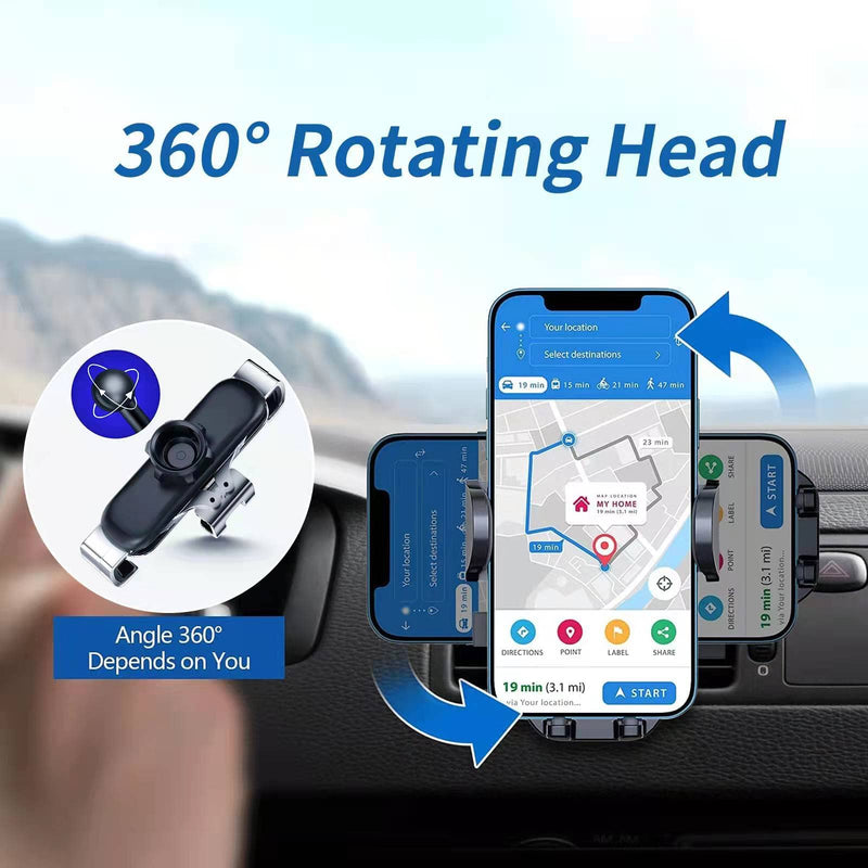 [Australia - AusPower] - COSLAKE Ford Mustang Mach-E Phone Holder, Ford Mustang MACH-E Accessories, Air Vent Phone Mount for 2021 2022 Mustang Mach-E, 360 Degree Adjustable Rotate Car Phone Mount Fit for Most Models 