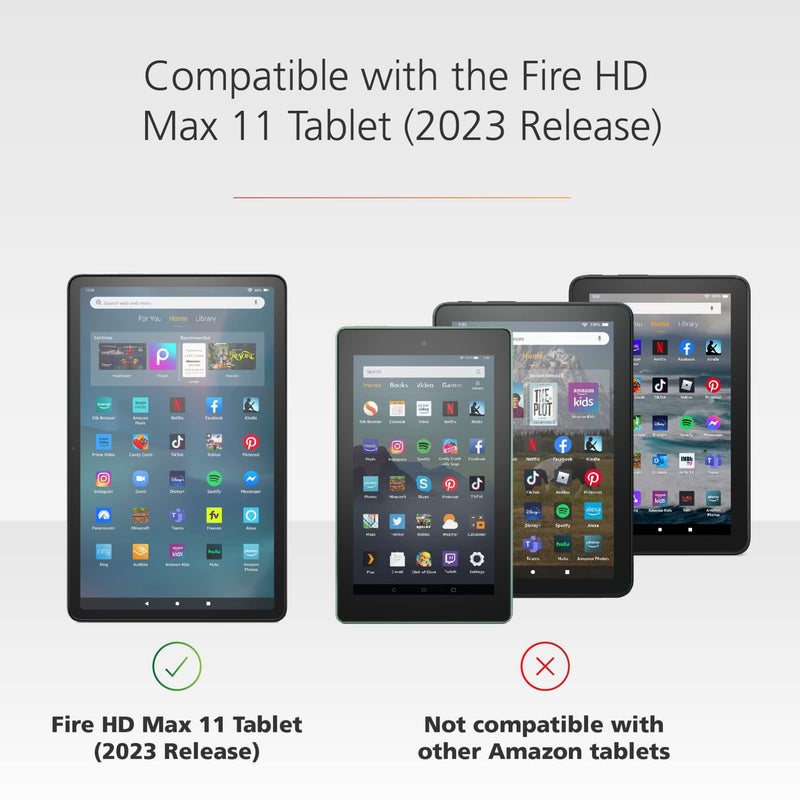[Australia - AusPower] - All-New Made for Amazon Clear Case and Screen Protector for Amazon Fire Max 11 (2023 Release) 