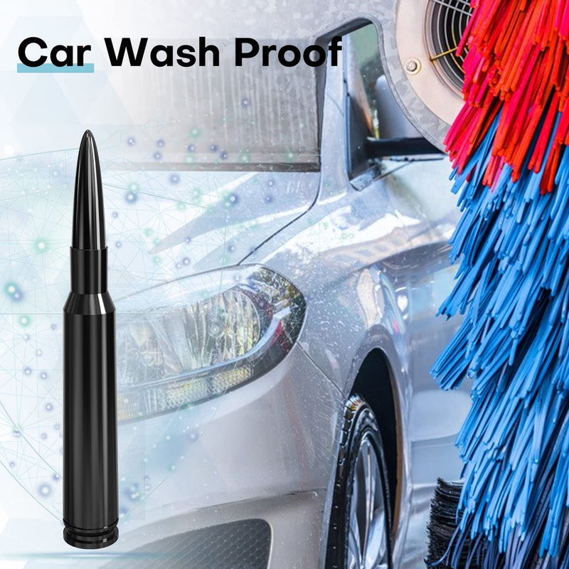 [Australia - AusPower] - Car Truck Bullet Antenna for GM Chevy Silverado 1500 2500 3500 HD Avalanche GMC Sierra 1500 2500 3500 Denali Heavy Duty Pickup Trucks 