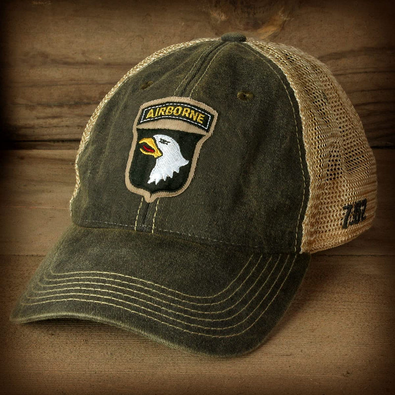 [Australia - AusPower] - 7.62 Design U.S. Army Vintage Trucker Hat 7.62 Design U.s. Army 101st Airborne Vintage Trucker Hat Black 