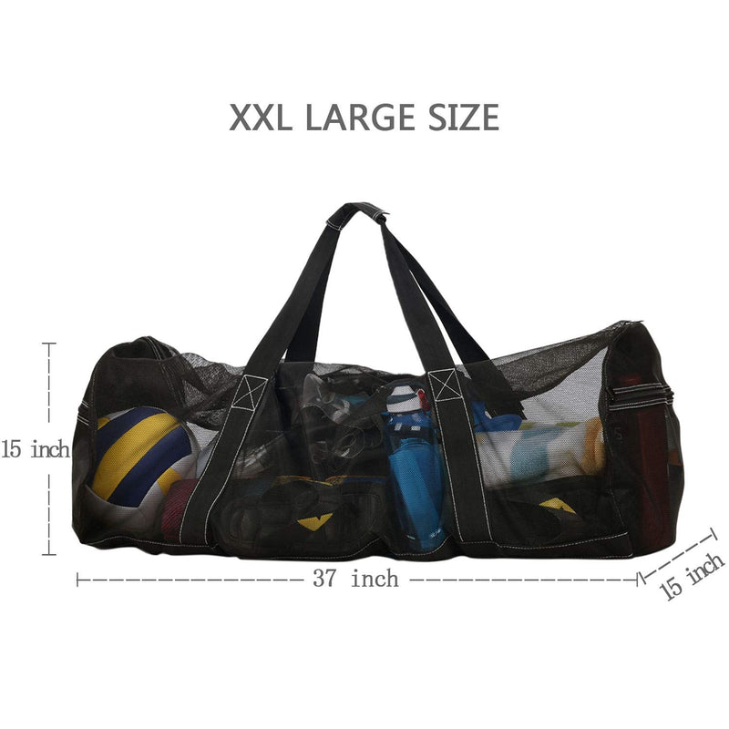 [Australia - AusPower] - XXL Mesh Dive Bag for Scuba or Snorkeling - Diving Snorkel Gear Bags - Extra Large Beach Bags and Totes with Zipper and Pockets - Oversized Beach Duffle Bag Ideal for Your Pool Trip 