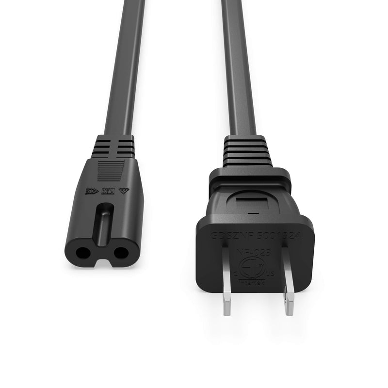 [Australia - AusPower] - 6ft AC Power Cord Cable Fit for Sony PS4 PS3 PS5 Playstation 4 3 5 Replacement 6 Feet 
