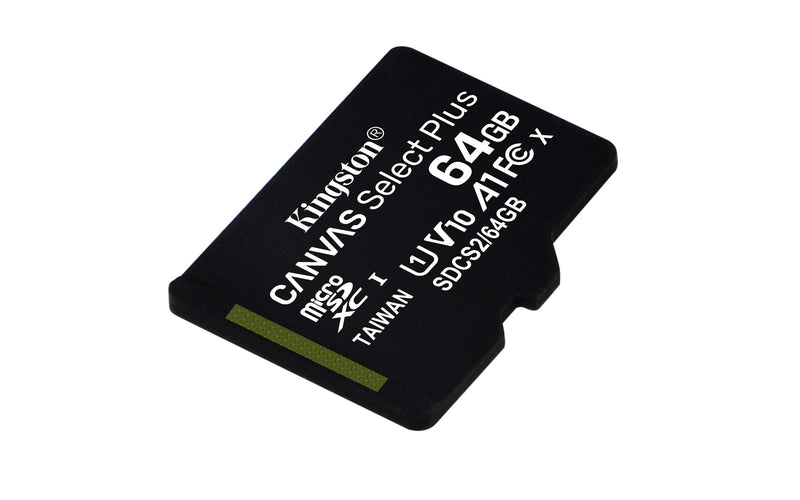 [Australia - AusPower] - Kingston 64GB microSDXC Canvas Select Plus Class 10 Flash Memory Card SDCS2 Memory 