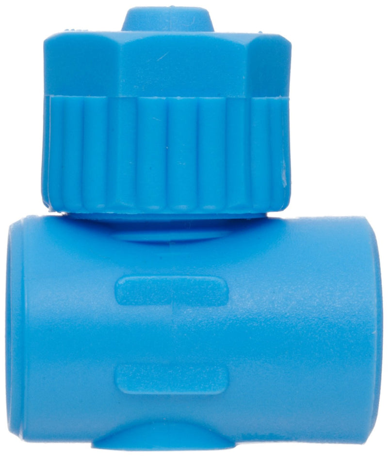 [Australia - AusPower] - Tefen Fiberglass Polypropylene Compression Tube Fitting, Single Banjo Body, Blue, 8 mm Tube OD x 1/8" Bore (Pack of 5) 