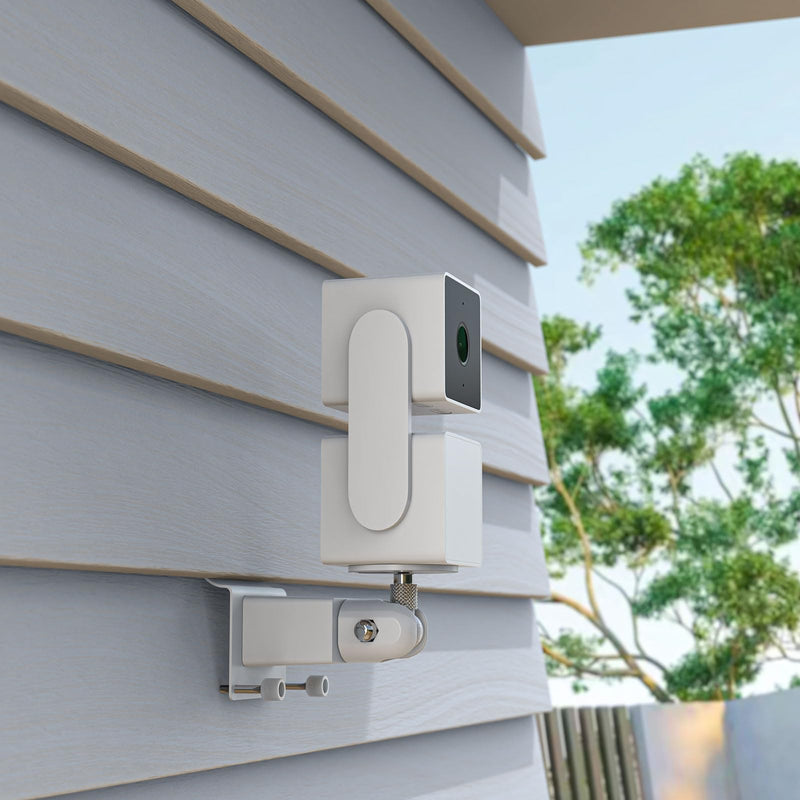 [Australia - AusPower] - Koroao Vinyl Siding Mount Compatible with Wyze Cam Pan V3 Camera (White) 
