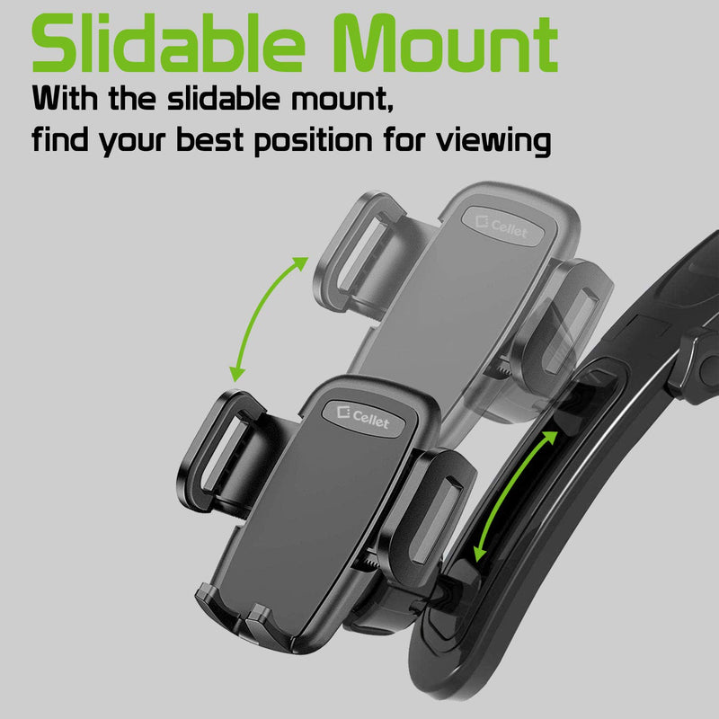 [Australia - AusPower] - Phone Holder, Car Dashboard Cell Phone Mount with Strong Suction Cup Universal Cradle Compatible with Apple iPhone Samsung Galaxy Note Android GPS LG 
