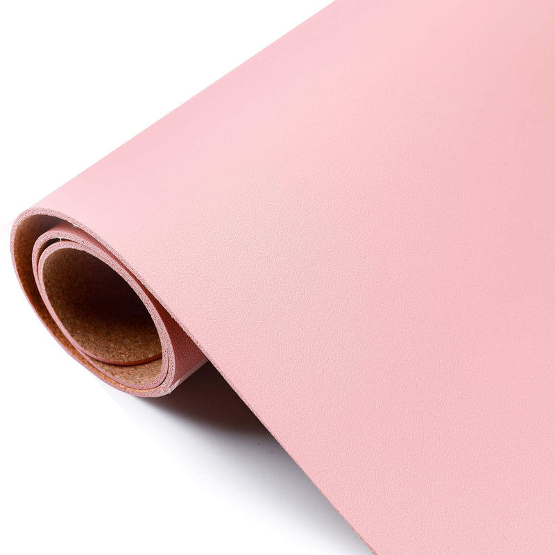[Australia - AusPower] - Aelfox Cork & Leather Desk Pad, Natural Office Desk Mat Double-Sided Use, Stitched Edges, Waterproof Large Extended Mouse Pad Desk Accessories (31.5 x 15.7 inches, Pink/Cork) Cork+pink 31"x16" 