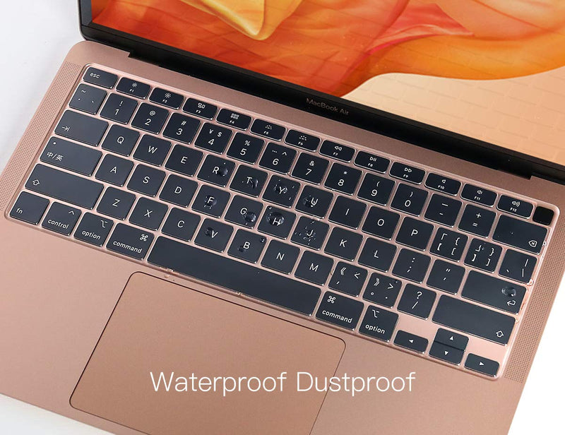 [Australia - AusPower] - CaseBuy Premium Ultra Thin Keyboard Cover for Newest MacBook Air 13 inch 2020 Release Model A2179 A2337 M1 Chip, MacBook Air 13 inch Accessories, 13" MacBook Air Soft-Touch TPU Protective Skin 