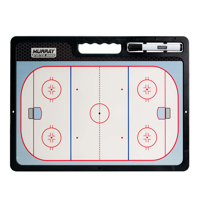 [Australia - AusPower] - Murray Sporting Goods Premium Coaches Clipboard | Double-Sided Dry Erase Marker Board for Basketball, Baseball, Soccer, Football, Hockey (Marker Included) 