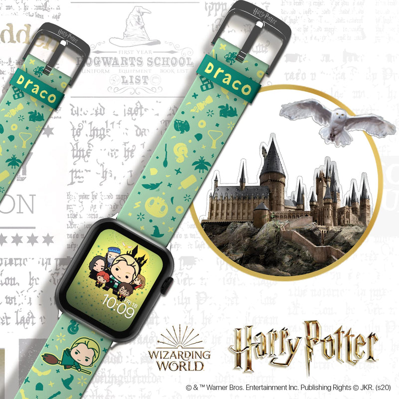 [Australia - AusPower] - Harry Potter - Charms Smartwatch Band - Officially Licensed, Compatible with Every Size & Series of Apple Watch (watch not included) Draco 