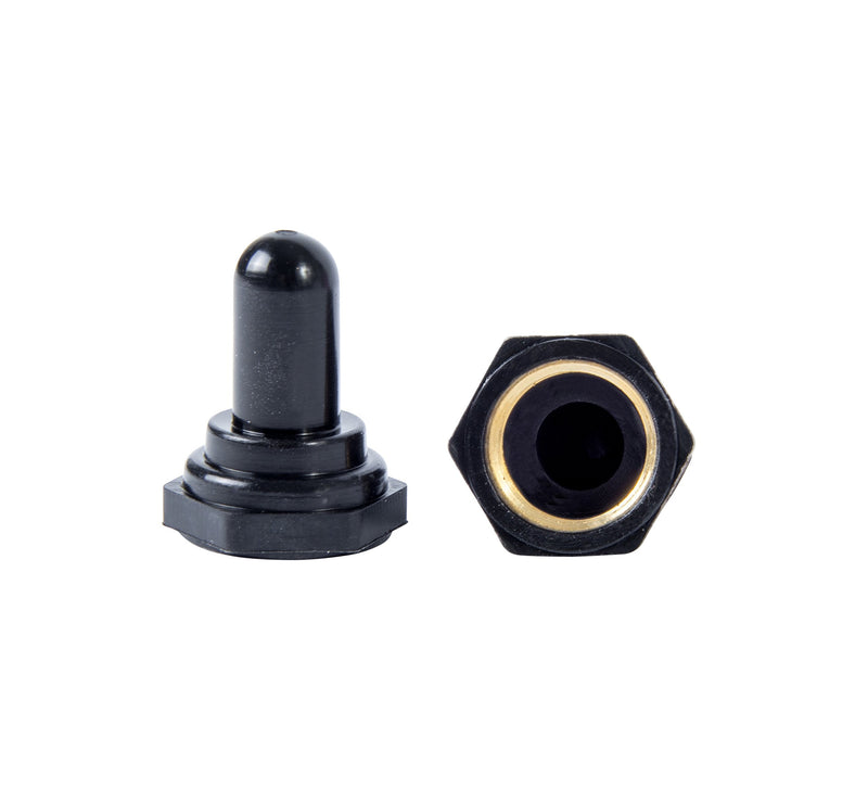 [Australia - AusPower] - Gardner Bender GSW-20 Electrical Toggle Switch Covers, EDPM Rubber Cover, Moisture, Dust and Dirt Resistant, Pack of 2, Black 