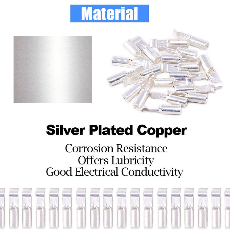 [Australia - AusPower] - Glarks 20 Pair 30AMP Quick Disconnect Power Terminals Connectors, Red Black Quick Connect Battery Connector Modular Power Connectors Set 