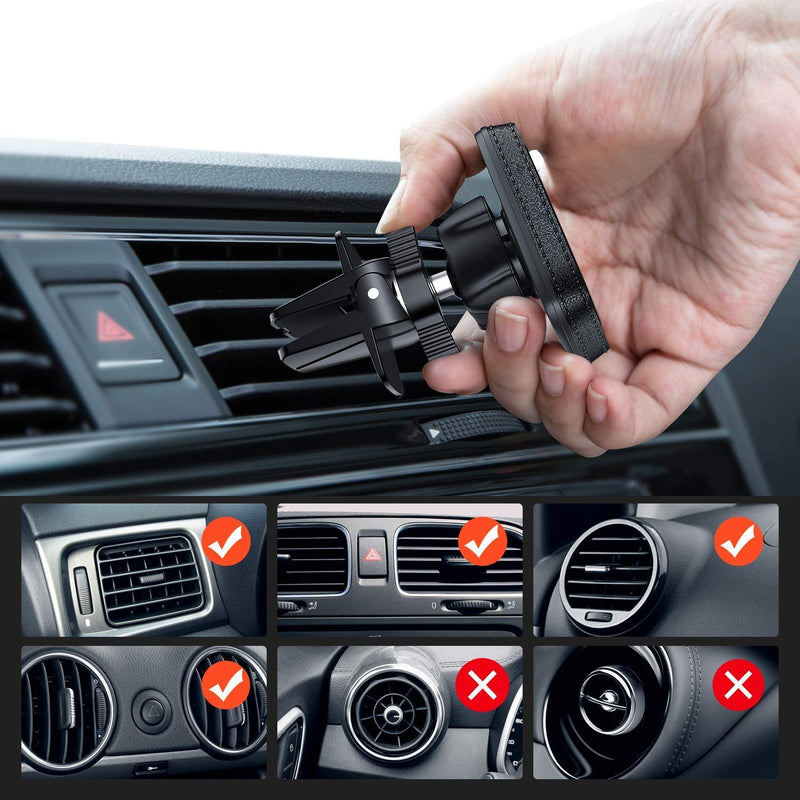 [Australia - AusPower] - TORRAS Air Vent Clip for Car Mount, Twist-Lock Anti-Shake Vent Grip Universal for Most Car Phone Mount Holders 