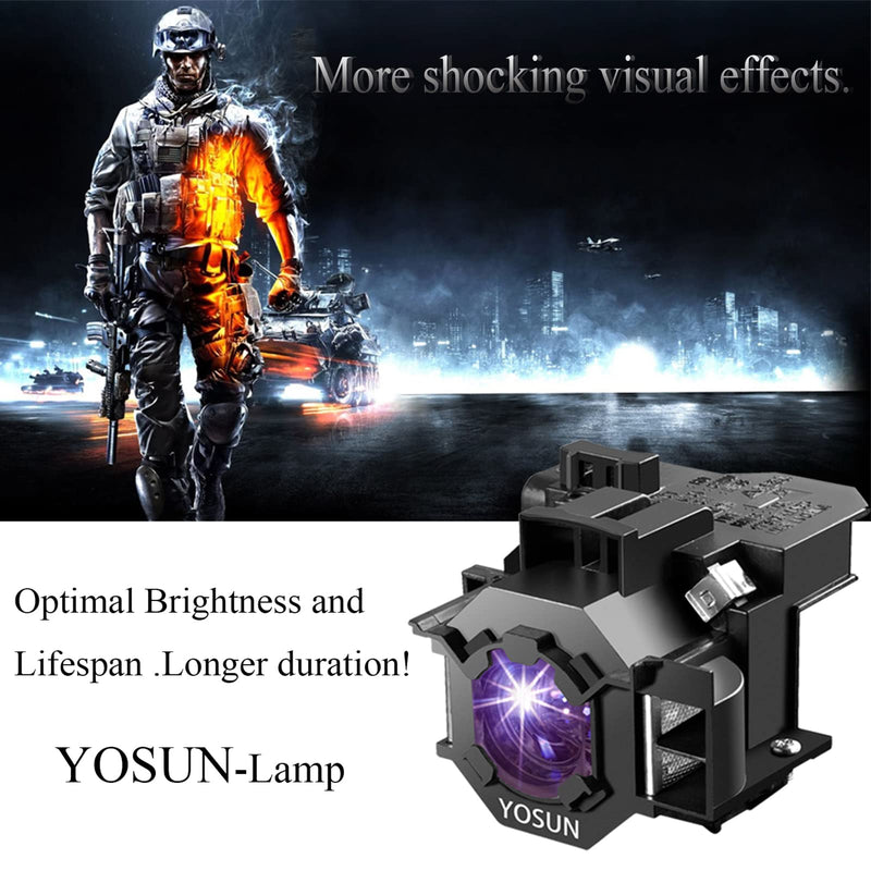 [Australia - AusPower] - YOSUN v13h010l42 Projector Bulb for epson elplp42 PowerLite Home Cinema 83 83+ 83c 83v 410w ex90 emp-83h h330a Replacement Projector Lamp Bulb 